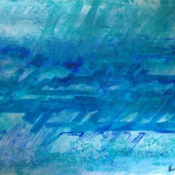 Painting titled "temporale" by Alessia Nicolini, Original Artwork