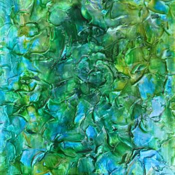 Pittura intitolato "flying over the lake" da Alessia Nicolini, Opera d'arte originale