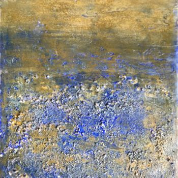 Pittura intitolato "moon landscape" da Alessia Nicolini, Opera d'arte originale