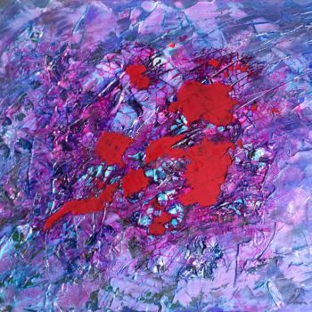 Painting titled "Magma inside" by Alessia Nicolini, Original Artwork