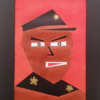 Pittura intitolato "Police Face" da Alessio Brugnoli Colors, Opera d'arte originale, Acrilico