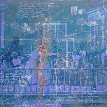 Картина под названием "Без названия" - Алексей Тимохин, Подлинное произведение искусства, Акрил