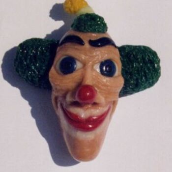 Sculpture titled "Smile clown" by Alex, Original Artwork