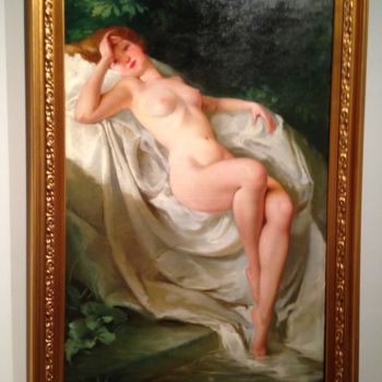 Ζωγραφική με τίτλο "nude-painting-2.jpg" από Alex Apostol, Αυθεντικά έργα τέχνης