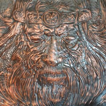 Sculpture intitulée "SVAROG" par Alexey Saralidze, Œuvre d'art originale, Bronze