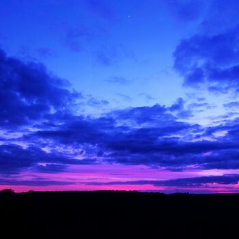 摄影 标题为“Violet sunset” 由Alex Barba, 原创艺术品