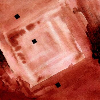 Ζωγραφική με τίτλο "Artifact Image LXV…" από Alex Henk, Αυθεντικά έργα τέχνης, Μελάνι