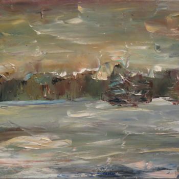 Картина под названием "img-9682.jpg озеро…" - Александр Королёв, Подлинное произведение искусства, Масло