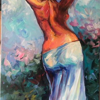 Painting titled "Woman" by Alex Loreci, Original Artwork, Acrylic