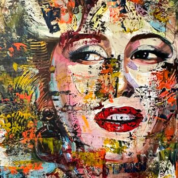 "Marilyn Monroe nr.3" başlıklı Tablo Alex Loreci tarafından, Orijinal sanat, Akrilik