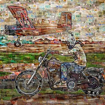 Arts numériques intitulée "Harley and Plane Co…" par Alex Loskutov, Œuvre d'art originale, Photo montage