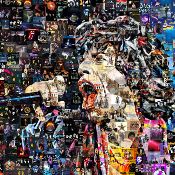 Grafika cyfrowa / sztuka generowana cyfrowo zatytułowany „Art Collage Poster…” autorstwa Alex Loskutov, Oryginalna praca, Fo…