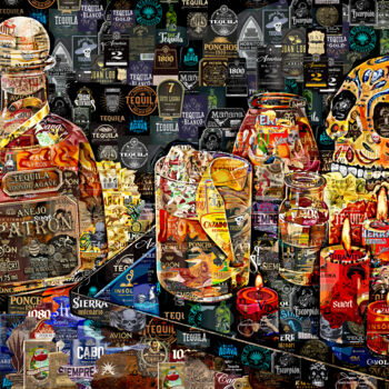 Digital Arts με τίτλο "Art Collage Poster…" από Alex Loskutov, Αυθεντικά έργα τέχνης, Ψηφιακό Κολάζ