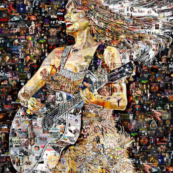 Arte digitale intitolato "Art Collage Poster…" da Alex Loskutov, Opera d'arte originale, Collage digitale