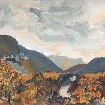 Pittura intitolato "AveyronLesCausses19…" da Alex Pogo, Opera d'arte originale