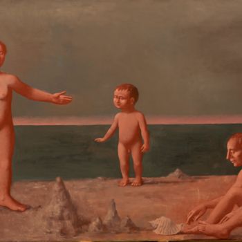 Peinture intitulée "Family" par Alexander Gorenstein, Œuvre d'art originale, Huile