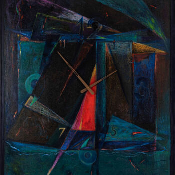 Pittura intitolato "SCARLET SAILS" da Alexander Klyatskiy, Opera d'arte originale, Acrilico
