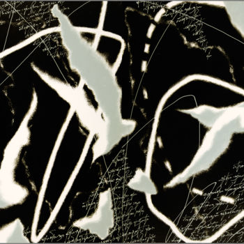 Pittura intitolato "Free flight 自由飞行" da Alexander Oligerov, Opera d'arte originale, Acrilico