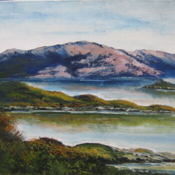 Peinture intitulée "Loch A' Cha'irn Bha…" par Alexander Taylor Dickie, Œuvre d'art originale, Huile Monté sur Châssis en bois
