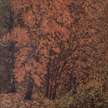 Schilderij getiteld "Autumn" door Alexander Telin, Origineel Kunstwerk