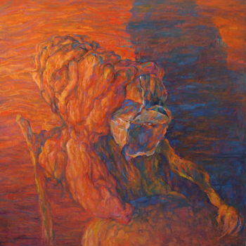 Ζωγραφική με τίτλο "Durst" από Alexander Kasin, Αυθεντικά έργα τέχνης, Λάδι