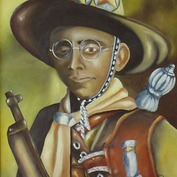 Painting titled "Virgulino" by Alexander Pacheco, Original Artwork