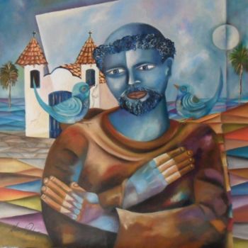 Painting titled "SÃO FRANCISCO DE AS…" by Alexander Pacheco, Original Artwork