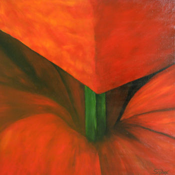 Peinture intitulée "“Flower"" par Alexander Sophiex, Œuvre d'art originale, Huile