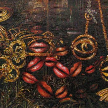Pintura intitulada "symbol, mystery" por Alexandr Ivanov, Obras de arte originais, Óleo