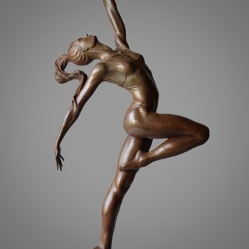 Sculpture intitulée "Nika" par Alexandr Karat, Œuvre d'art originale, Bronze