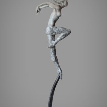 Sculpture titled "Nymph" by Alexandr Karat, Original Artwork, Bronze