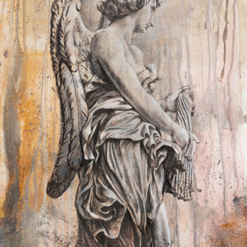 Σχέδιο με τίτλο "Drawing of Angel Sc…" από Alexandr Karpov, Αυθεντικά έργα τέχνης, Γραφίτης
