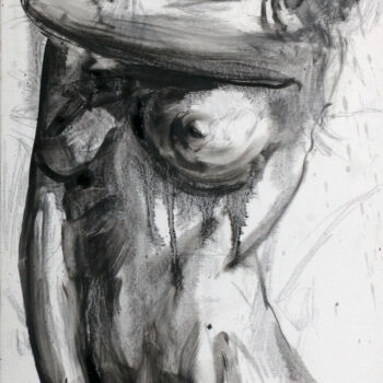 Malarstwo zatytułowany „Blond Model on Chair” autorstwa Alexandr Klemens, Oryginalna praca, Olej