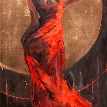 绘画 标题为“Allegory of the Sun” 由Alexandr Klemens, 原创艺术品, 油
