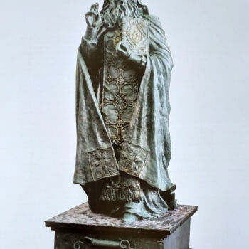Sculpture intitulée "St. Innocent Veniam…" par Alexandr Moskvitin, Œuvre d'art originale, Bronze
