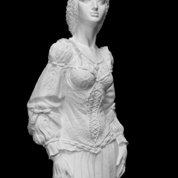 Sculptuur getiteld "Laura (Petrarch)" door Alexandr Shengeliya, Origineel Kunstwerk, Gips