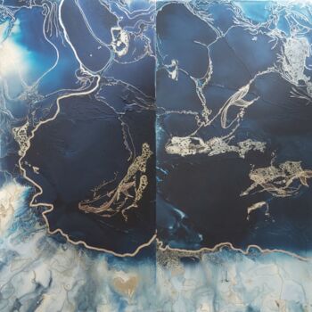 Pittura intitolato "The abyss" da Alexandra Amelchenko (As_Art), Opera d'arte originale, Acrilico