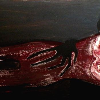 Pintura titulada "Le viol" por Alexandra Basset, Obra de arte original, Acrílico