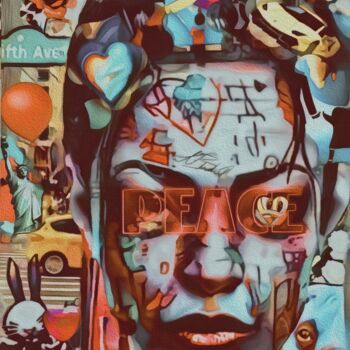Digital Arts titled "“THE PROTAGONIST” -…" by Alexandra Bloodworth, Original Artwork, Digital Collage