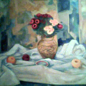 Painting titled "nature morte" by Alexandra Hagianu, Original Artwork