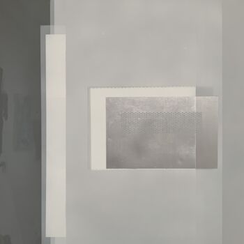 Pittura intitolato "Silver Linen" da Alexandra Huelbach, Opera d'arte originale, Acrilico