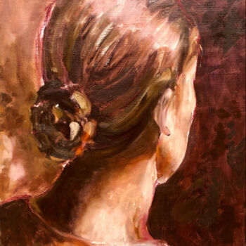 Malarstwo zatytułowany „Look into the Darkn…” autorstwa Alexandra Jagoda, Oryginalna praca, Olej