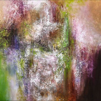 Картина под названием "Gardens of Eden" - Alexandra Petropoulou, Подлинное произведение искусства, Акрил