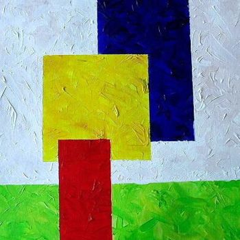 Painting titled "Primary's 1#" by Alexandra Sharrock, Original Artwork, Oil
