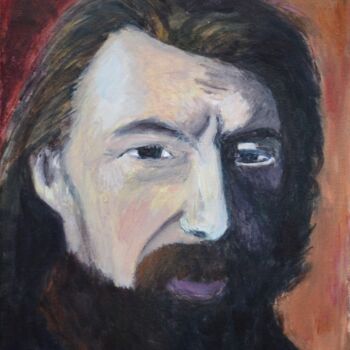 Malerei mit dem Titel "Portrait d'Alexei P…" von Alexandre David Lejuez, Original-Kunstwerk, Acryl Auf Keilrahmen aus Holz m…