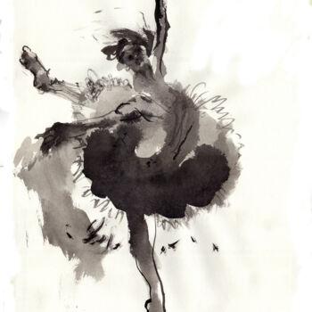 Pintura intitulada "N°972 Ballet" por Alexandre Dumitrescu, Obras de arte originais, Tinta