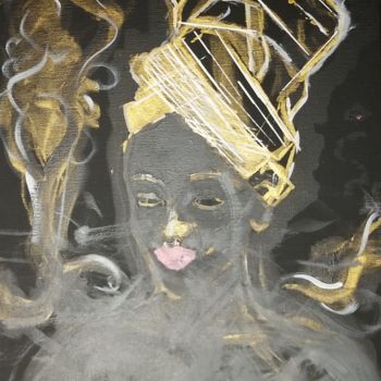 Peinture intitulée "Femme" par Alexandre Gelo, Œuvre d'art originale, Acrylique