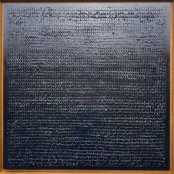 Картина под названием "Black Broken Mirror" - Alexandre Geoffroy, Подлинное произведение искусства, Рисунок распылителем кра…