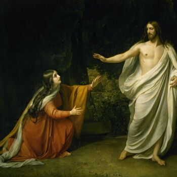Pintura titulada "Apparition de Jésus…" por Alexandre Ivanov, Obra de arte original, Oleo