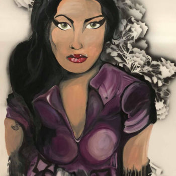 Painting titled "Amy pour un ami.jpeg" by Alexandre Le Saint, Original Artwork